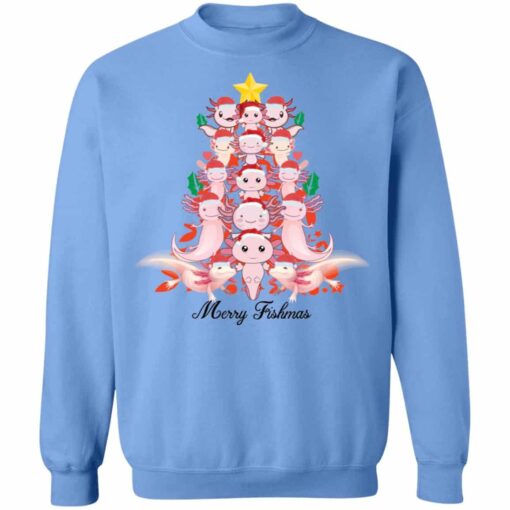 Axolotl Christmas Tree shirt Shirt Sweatshirt Long Sleeve Hoodie Tank Mug