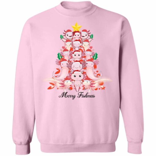 Axolotl Christmas Tree shirt Shirt Sweatshirt Long Sleeve Hoodie Tank Mug