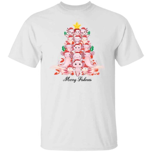 Axolotl Christmas Tree shirt Shirt Sweatshirt Long Sleeve Hoodie Tank Mug