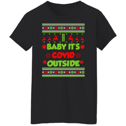 Baby It’s Covid Outside Christmas Sweater Shirt Sweatshirt Long Sleeve Hoodie Tank Mug