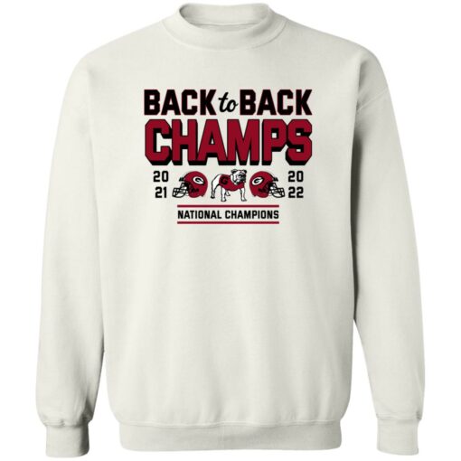 Back to back national champions shirt Shirt Sweatshirt Long Sleeve Hoodie Tank Mug