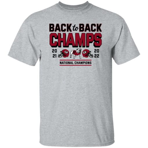 Back to back national champions shirt Shirt Sweatshirt Long Sleeve Hoodie Tank Mug