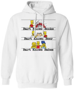 Bart knows books bart knows beer bart knows babes shirt Shirt Sweatshirt Long Sleeve Hoodie Tank Mug