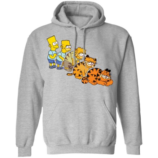 Bart to Garfield animorph shirt Shirt Sweatshirt Long Sleeve Hoodie Tank Mug