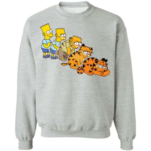 Bart to Garfield animorph shirt Shirt Sweatshirt Long Sleeve Hoodie Tank Mug