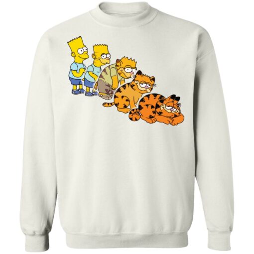 Bart to Garfield animorph shirt Shirt Sweatshirt Long Sleeve Hoodie Tank Mug