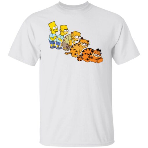 Bart to Garfield animorph shirt Shirt Sweatshirt Long Sleeve Hoodie Tank Mug