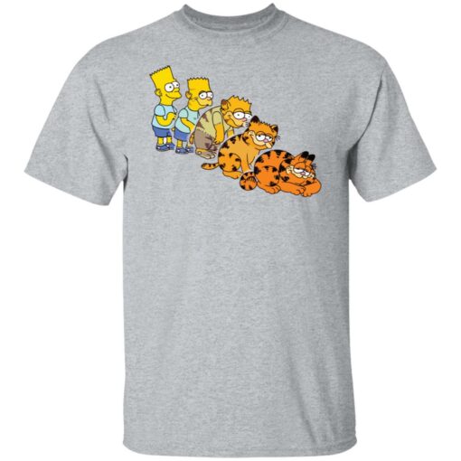 Bart to Garfield animorph shirt Shirt Sweatshirt Long Sleeve Hoodie Tank Mug