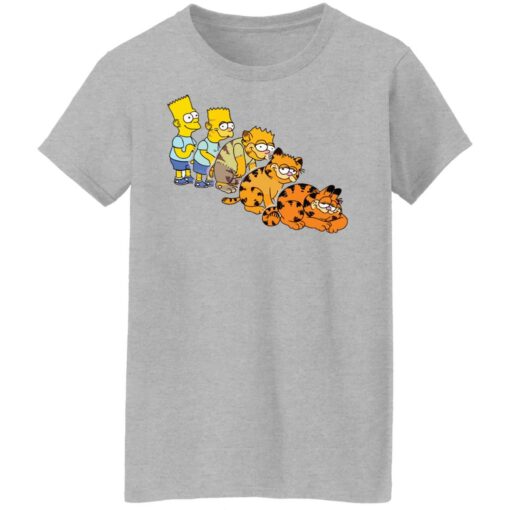 Bart to Garfield animorph shirt Shirt Sweatshirt Long Sleeve Hoodie Tank Mug