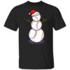 Baseball Snowman Shirt Shirt Sweatshirt Long Sleeve Hoodie Tank Mug