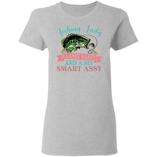 Bass fishing Lady classy sassy and bit smart assy shirt Shirt Sweatshirt Long Sleeve Hoodie Tank Mug