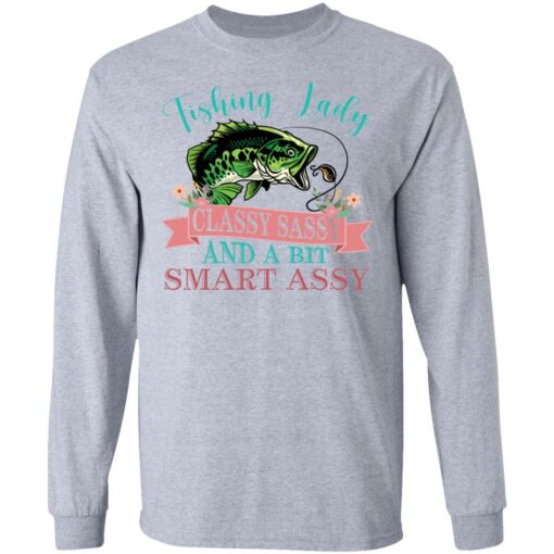 Bass fishing Lady classy sassy and bit smart assy shirt Shirt Sweatshirt Long Sleeve Hoodie Tank Mug