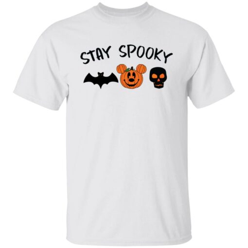 Bat Skeleton stay spooky shirt Shirt Sweatshirt Long Sleeve Hoodie Tank Mug