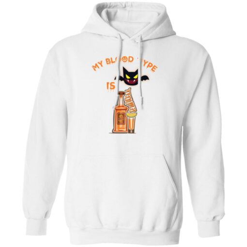 Bat my blood type is tequila shirt Shirt Sweatshirt Long Sleeve Hoodie Tank Mug