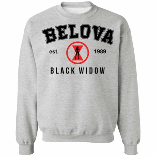 Belova est 1989 Black Widow shirt Shirt Sweatshirt Long Sleeve Hoodie Tank Mug