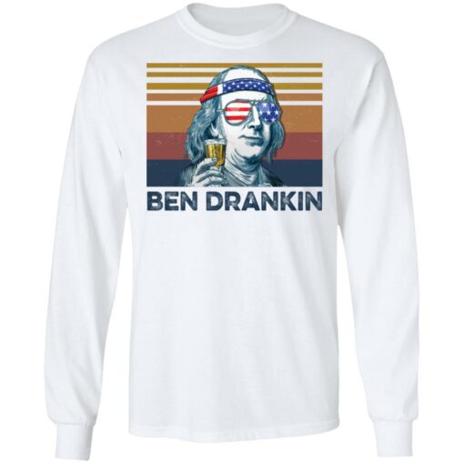 Ben Drankin vintage shirt Shirt Sweatshirt Long Sleeve Hoodie Tank Mug