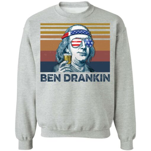 Ben Drankin vintage shirt Shirt Sweatshirt Long Sleeve Hoodie Tank Mug