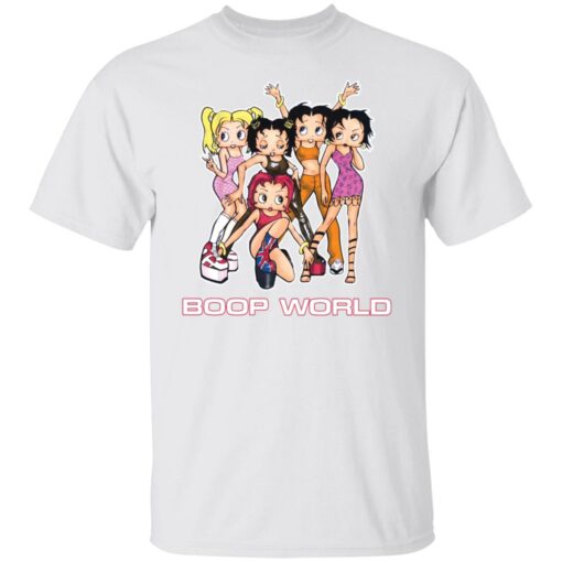 Betty Boop Boop world shirt Shirt Sweatshirt Long Sleeve Hoodie Tank Mug