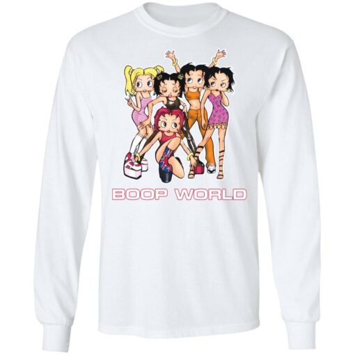 Betty Boop Boop world shirt Shirt Sweatshirt Long Sleeve Hoodie Tank Mug