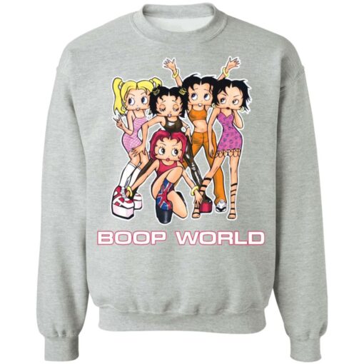 Betty Boop Boop world shirt Shirt Sweatshirt Long Sleeve Hoodie Tank Mug