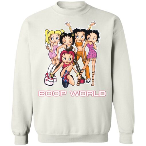 Betty Boop Boop world shirt Shirt Sweatshirt Long Sleeve Hoodie Tank Mug