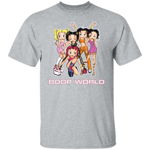 Betty Boop Boop world shirt Shirt Sweatshirt Long Sleeve Hoodie Tank Mug