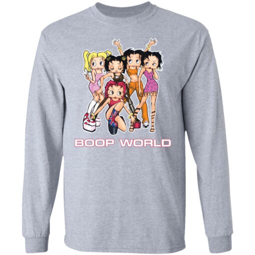 Betty Boop Boop world shirt Shirt Sweatshirt Long Sleeve Hoodie Tank Mug