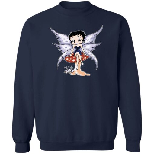 Betty boop mushroom fairy sweatshirt Shirt Sweatshirt Long Sleeve Hoodie Tank Mug