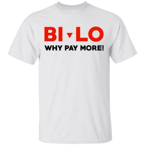 Bi-lo Why Pay More T-Shirts, Hoodies, Long Sleeve Shirt Sweatshirt Long Sleeve Hoodie Tank Mug