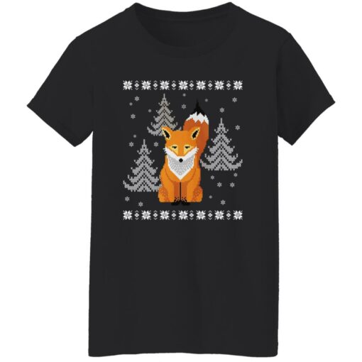 Big Fox Christmas Sweater Shirt Sweatshirt Long Sleeve Hoodie Tank Mug