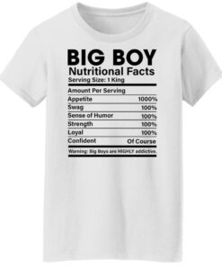 Big boy nutritional facts shirt Shirt Sweatshirt Long Sleeve Hoodie Tank Mug 5 Big boy nutritional facts shirt Shirt Sweatshirt Long Sleeve Hoodie Tank Mug 6