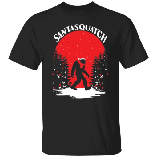 Bigfoot Santa squatch shirt Shirt Sweatshirt Long Sleeve Hoodie Tank Mug