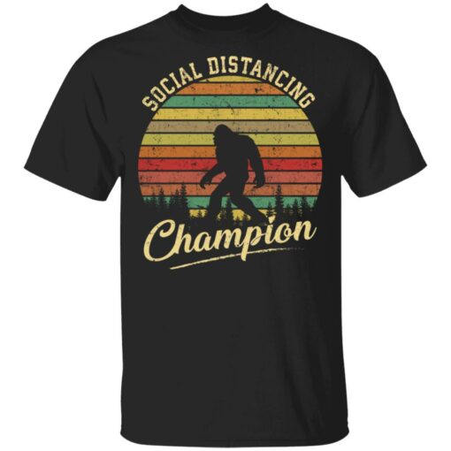 Bigfoot Social Distancing Champion shirt Shirt Sweatshirt Long Sleeve Hoodie Tank Mug