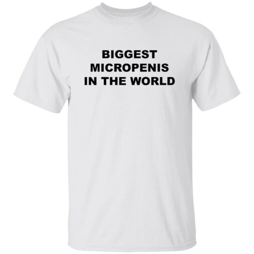 Biggest micropenis in the world shirt Shirt Sweatshirt Long Sleeve Hoodie Tank Mug