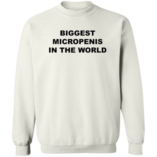 Biggest micropenis in the world shirt Shirt Sweatshirt Long Sleeve Hoodie Tank Mug