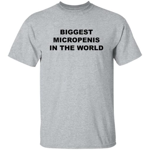 Biggest micropenis in the world shirt Shirt Sweatshirt Long Sleeve Hoodie Tank Mug