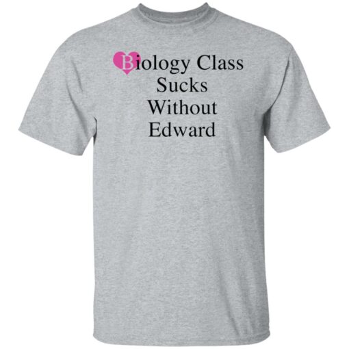 Biology class sucks without edward shirt Shirt Sweatshirt Long Sleeve Hoodie Tank Mug