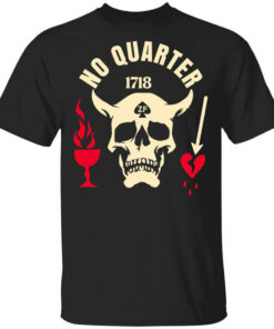 Black Beard No Quarter 1718 T-Shirts, Hoodies, Long Sleeve Shirt Sweatshirt Long Sleeve Hoodie Tank Mug