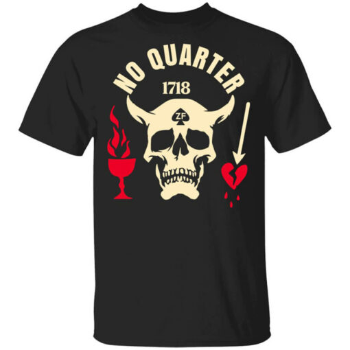 Black Beard No Quarter 1718 T-Shirts, Hoodies, Long Sleeve Shirt Sweatshirt Long Sleeve Hoodie Tank Mug