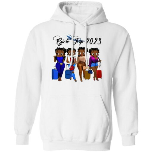 Black Betty Boop Girls Trip 2023 Shirt Shirt Sweatshirt Long Sleeve Hoodie Tank Mug