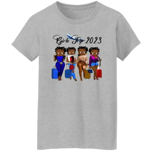 Black Betty Boop Girls Trip 2023 Shirt Shirt Sweatshirt Long Sleeve Hoodie Tank Mug