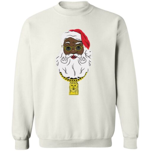 Black Santa Christmas sweater Shirt Sweatshirt Long Sleeve Hoodie Tank Mug