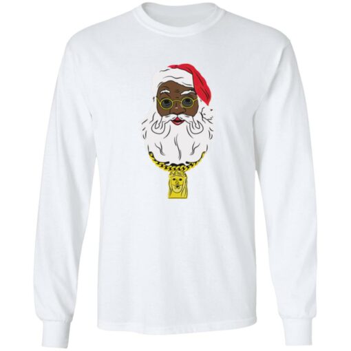 Black Santa Christmas sweater Shirt Sweatshirt Long Sleeve Hoodie Tank Mug