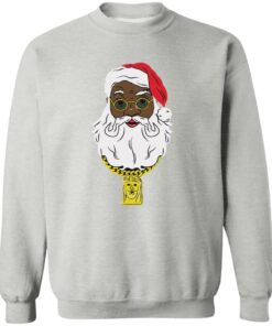 Black Santa Christmas sweater Shirt Sweatshirt Long Sleeve Hoodie Tank Mug 4 Black Santa Christmas sweater Shirt Sweatshirt Long Sleeve Hoodie Tank Mug 5