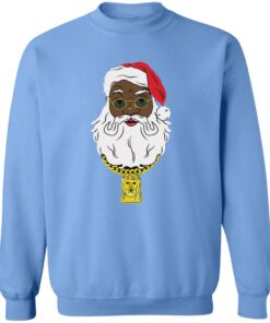 Black Santa Christmas sweater Shirt Sweatshirt Long Sleeve Hoodie Tank Mug 5 Black Santa Christmas sweater Shirt Sweatshirt Long Sleeve Hoodie Tank Mug 6