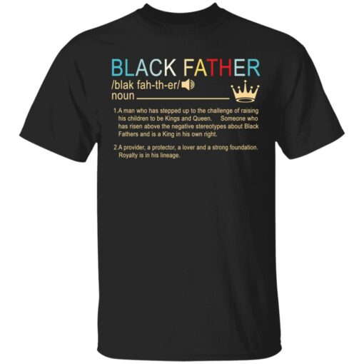 Black father noun definition shirt Shirt Sweatshirt Long Sleeve Hoodie Tank Mug