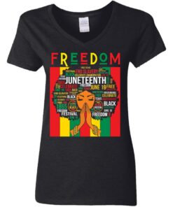 Black girl magic Juneteenth freedom end slavery shirt Shirt Sweatshirt Long Sleeve Hoodie Tank Mug 3