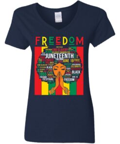 Black girl magic Juneteenth freedom end slavery shirt Shirt Sweatshirt Long Sleeve Hoodie Tank Mug 4