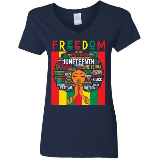 Black girl magic Juneteenth freedom end slavery shirt Shirt Sweatshirt Long Sleeve Hoodie Tank Mug