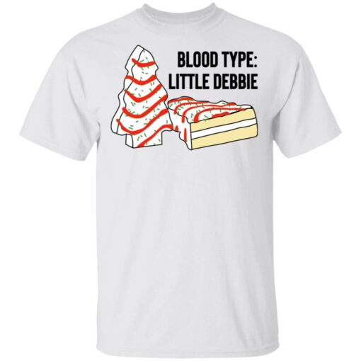 Blood Type Little Debbie T-Shirts, Hoodies, Long Sleeve Shirt Sweatshirt Long Sleeve Hoodie Tank Mug